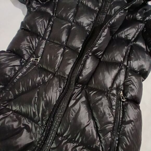 Calvin Klein Packable Lightweight Premium Down Medium Black Quilted Puffer Coat - Picture 6 of 16